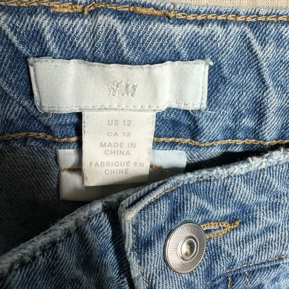 H&M Women's Light Denim Jeans Size 12‎ - Picture 6 of 10